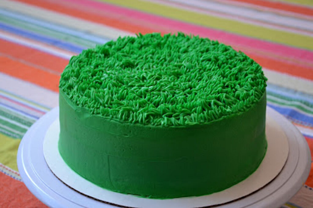 зеленый крем для торта чикен ган