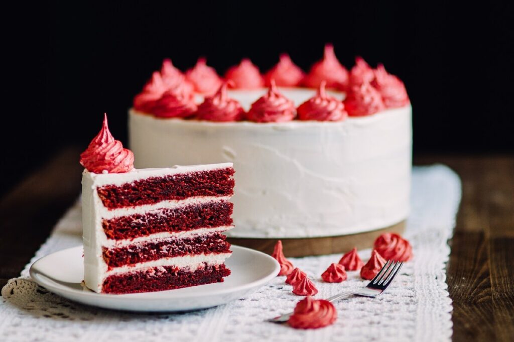творожный торт Красный бархат в духовке