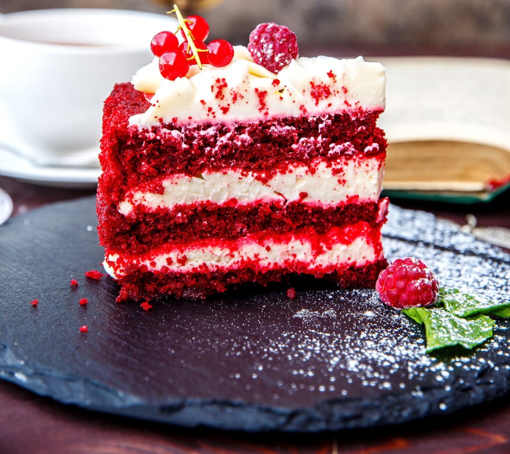 домашний торт Красный бархат