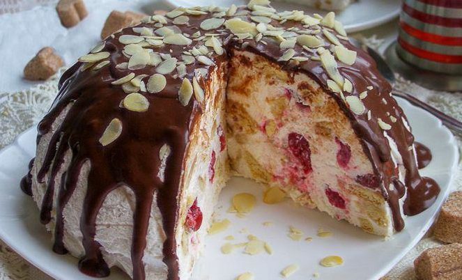 Торт из печенья «Рыбки» без выпечки со сгущенкой – лучшие рецепты, особенности и способы приготовления